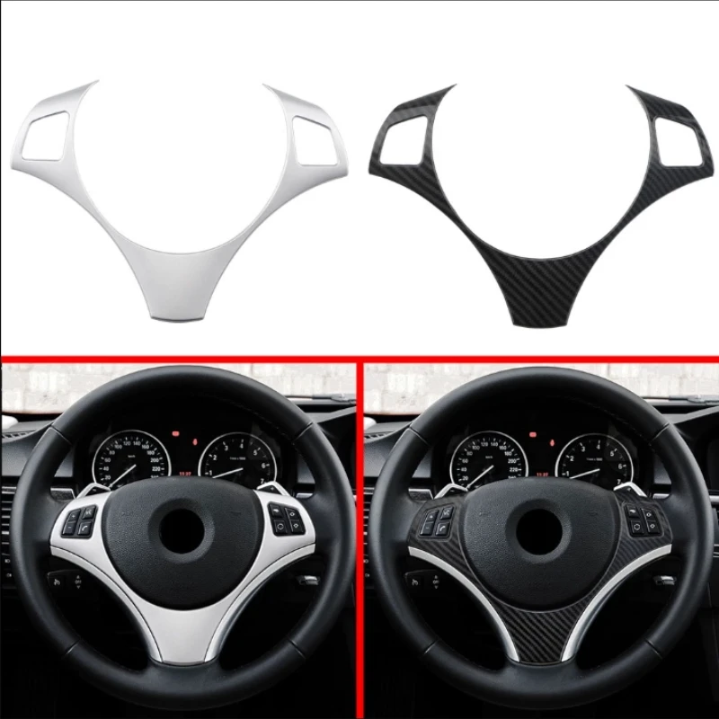 Car Inner Steering Wheel Panel Cover Frame Trim for BMW E90 3 Series 2005 - 2012 for BMW E87 1 Series 2004-2011 Acc.