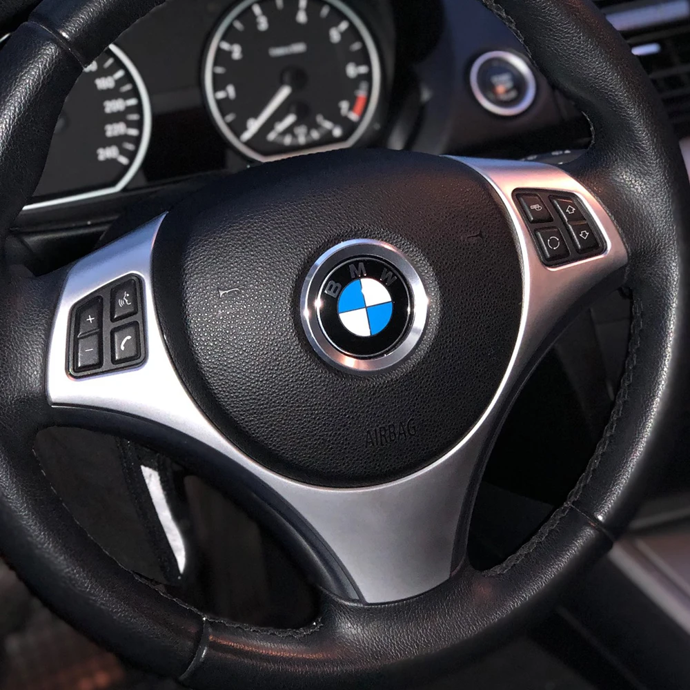 Car Inner Steering Wheel Panel Cover Frame Trim for BMW E90 3 Series 2005 - 2012 for BMW E87 1 Series 2004-2011 Acc.