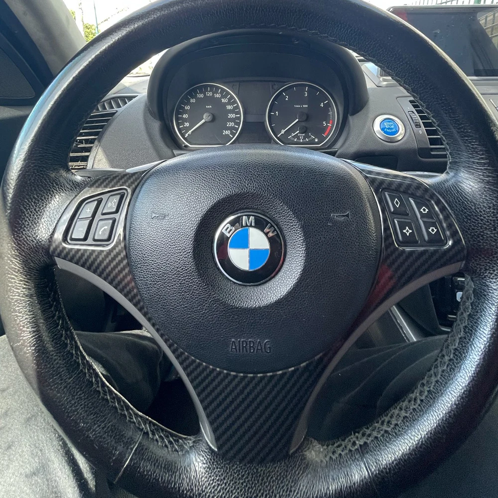 Car Inner Steering Wheel Panel Cover Frame Trim for BMW E90 3 Series 2005 - 2012 for BMW E87 1 Series 2004-2011 Acc.