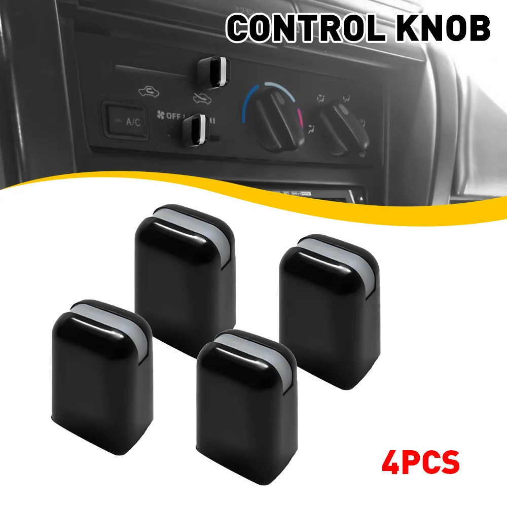 4Pcs For Toyota 4Runner Pickup Land Cruiser Tacoma 1996 1997 1998 1999 2000 2001 2002 Air Condition Heater Control Knob Car Part
