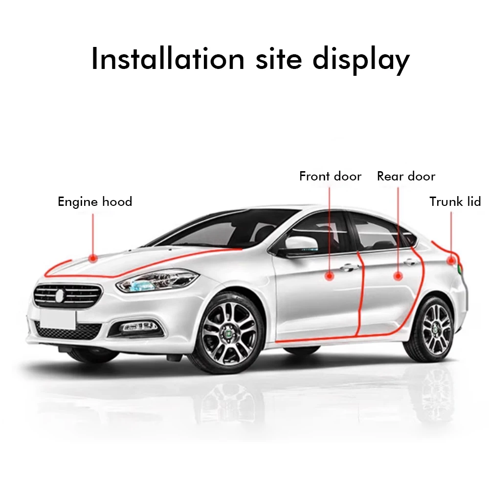 5M Car Door Protection Strip Side Protector Stricker Universal Door Edge Auto Edge Strip Protector Strips Rubber Sealing for SUV