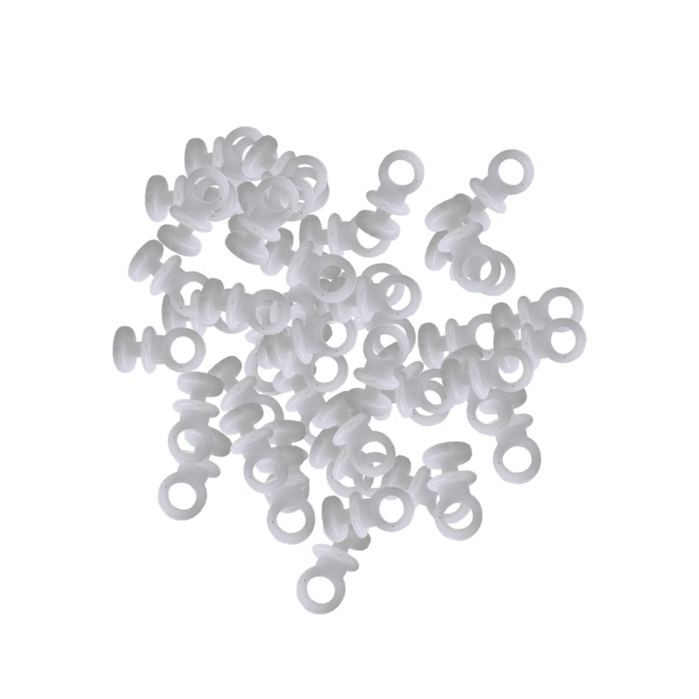 50pcs For Camper Plastic Curtain Track Hooks Runner Fit For Camper Van Motorhome Caravan Boat Home Hanging Curtain Glider Hook