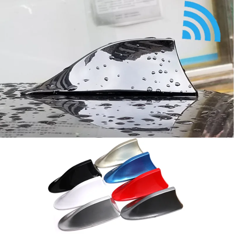 Car Shark Fin Antenna Universal Auto Radio Signal Aerials Roof Antennas Car Styling Automobile Decoration Exterior Accessories
