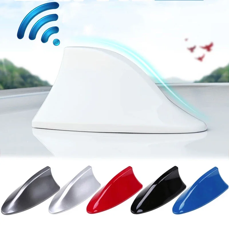 Car Shark Fin Antenna Universal Auto Radio Signal Aerials Roof Antennas Car Styling Automobile Decoration Exterior Accessories