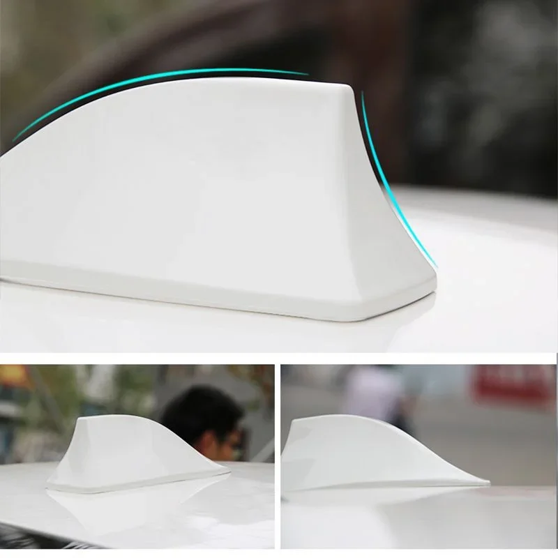 Car Shark Fin Antenna Universal Auto Radio Signal Aerials Roof Antennas Car Styling Automobile Decoration Exterior Accessories