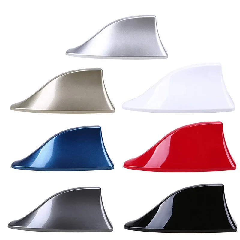 Car Shark Fin Antenna Universal Auto Radio Signal Aerials Roof Antennas Car Styling Automobile Decoration Exterior Accessories