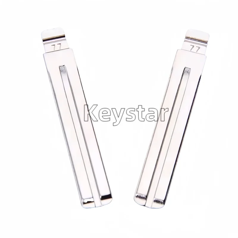 Keychannel 10PCS 77# KD Blade TOY48 Folding Fob Blank Car Key Flip Blade for KEYDIY KD VVDI Xhorse for Kia Hyundai Elantra Lexus