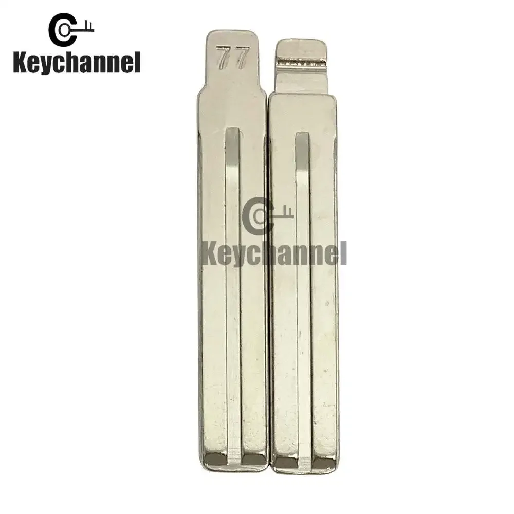 Keychannel 10PCS 77# KD Blade TOY48 Folding Fob Blank Car Key Flip Blade for KEYDIY KD VVDI Xhorse for Kia Hyundai Elantra Lexus