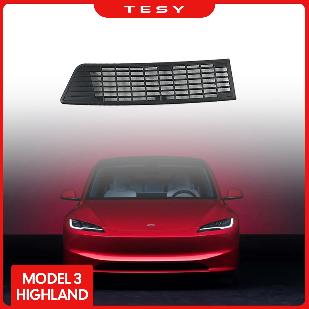 For Tesla New Model 3 Highland Air Flow Vent Cover Trim Anti-Blocking Prevention Intake Cover Accessories