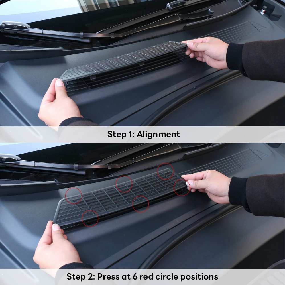 For Tesla New Model 3 Highland Air Flow Vent Cover Trim Anti-Blocking Prevention Intake Cover Accessories