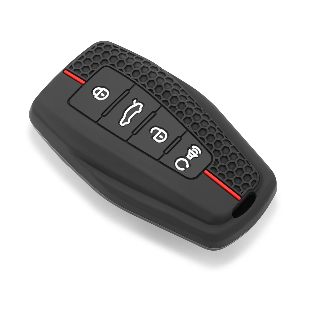 Silicone Car Key Case Cover For Geely Coolray X6 Emgrand Global Hawk GX7 Accessories