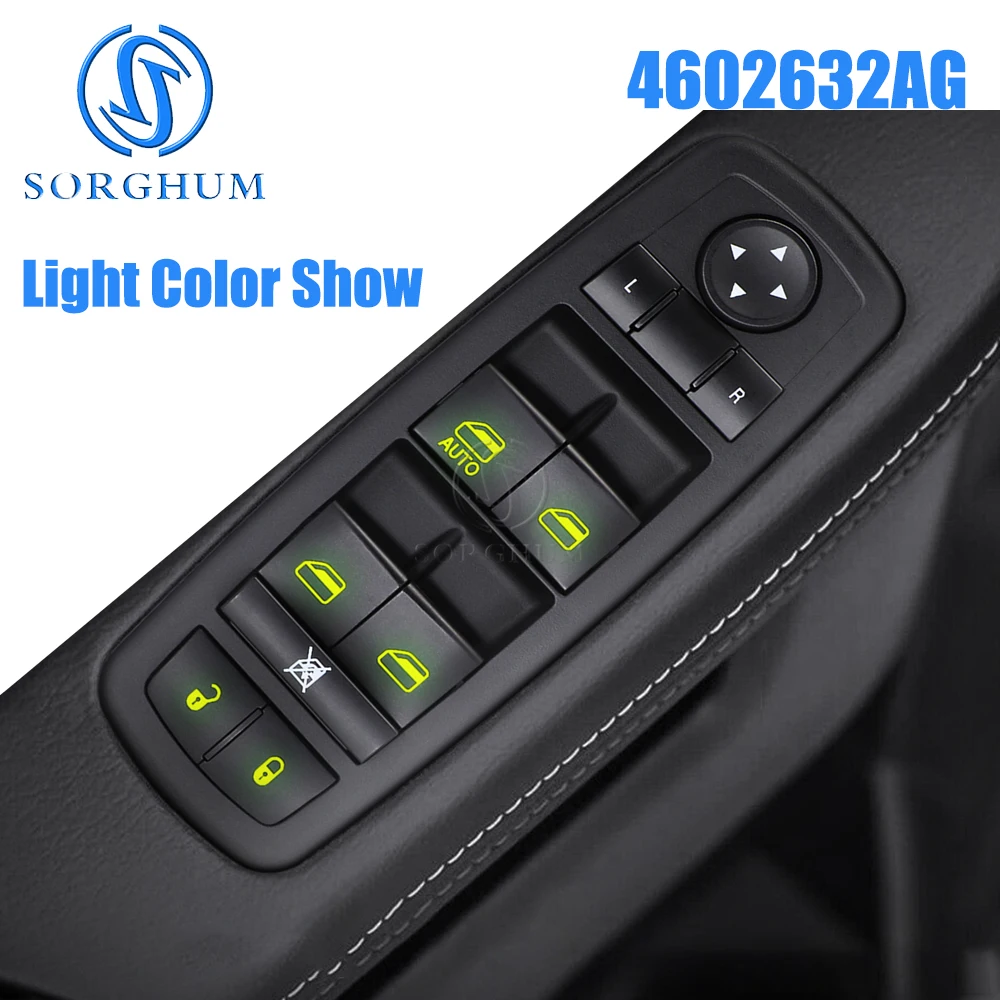 SORGHUM 4602544AG 04602632AG Master Power Window Control Switch For Dodge Journey Nitro Chrysler For Jeep Liberty 68298088AA