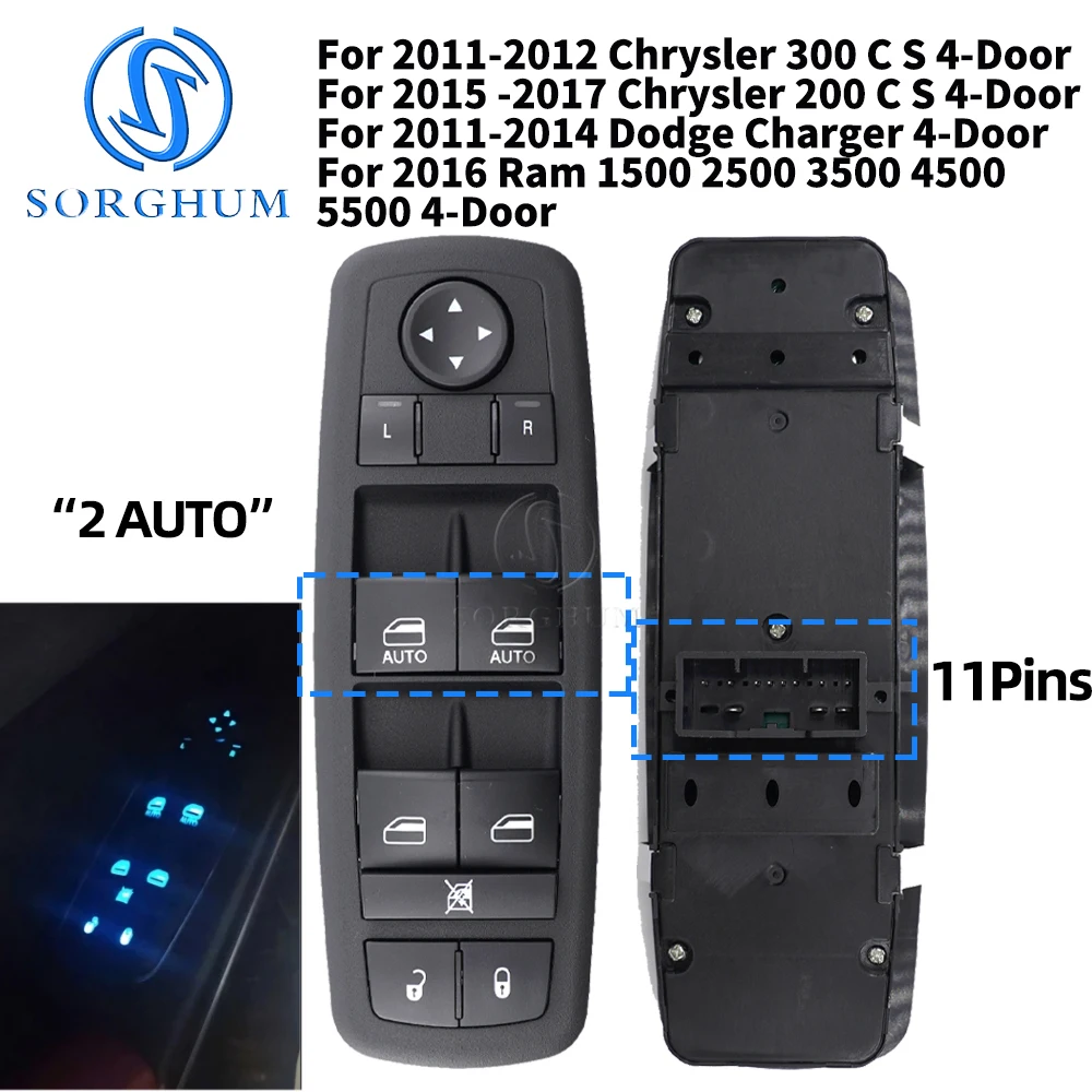 SORGHUM 4602544AG 04602632AG Master Power Window Control Switch For Dodge Journey Nitro Chrysler For Jeep Liberty 68298088AA
