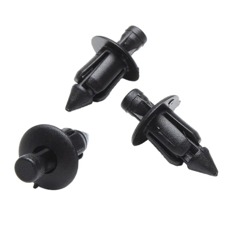100pcs Plastic Bicycle Fairing Rivet Setting Panel Fastener Clips For Honda For Suzuki For Kawasaki Car Fenders Bumpers Clips