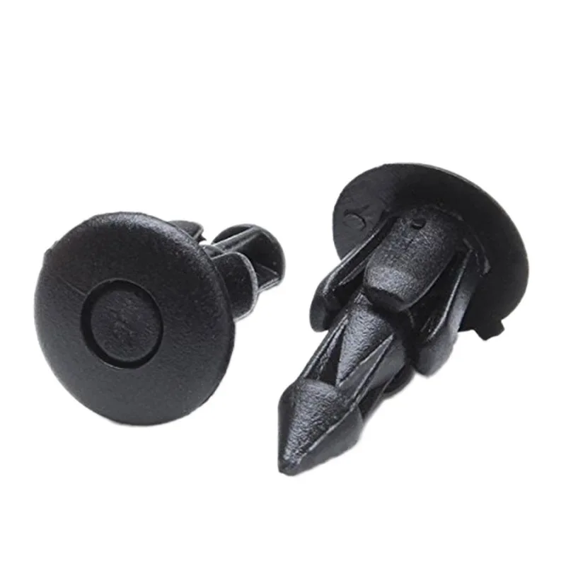 100pcs Plastic Bicycle Fairing Rivet Setting Panel Fastener Clips For Honda For Suzuki For Kawasaki Car Fenders Bumpers Clips