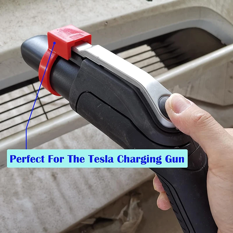 VASTZ Charger Lock for Tesla Model 3 Y Works with Non Flange Adapter Not Work with Model S/X 2017 to 2024 Car Accessories
