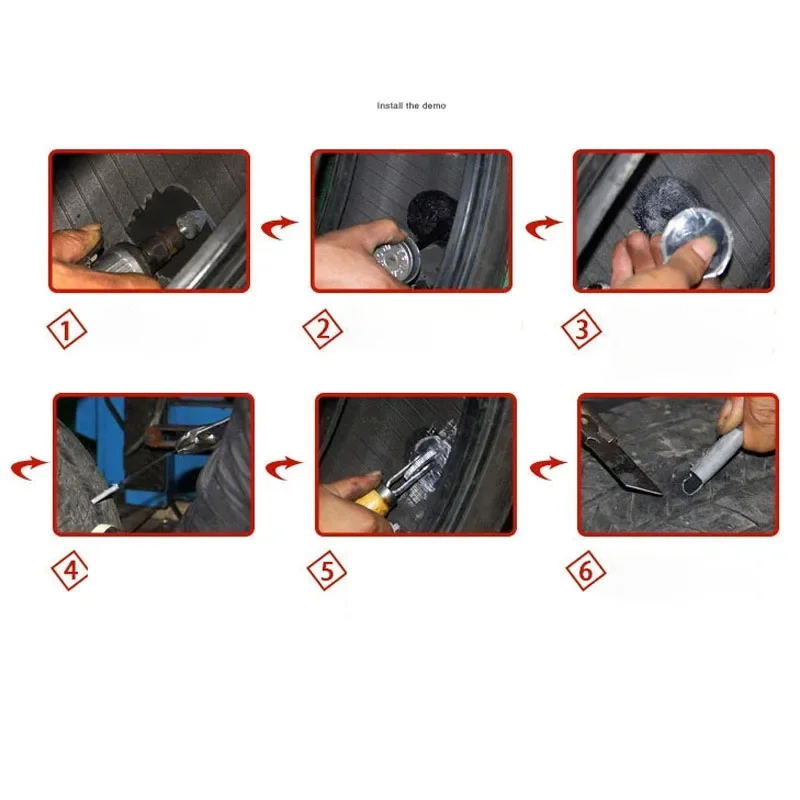 5PCs car motorcycle universal tubeless tire puncture repair mushroom plug patch gum Auto Accessories