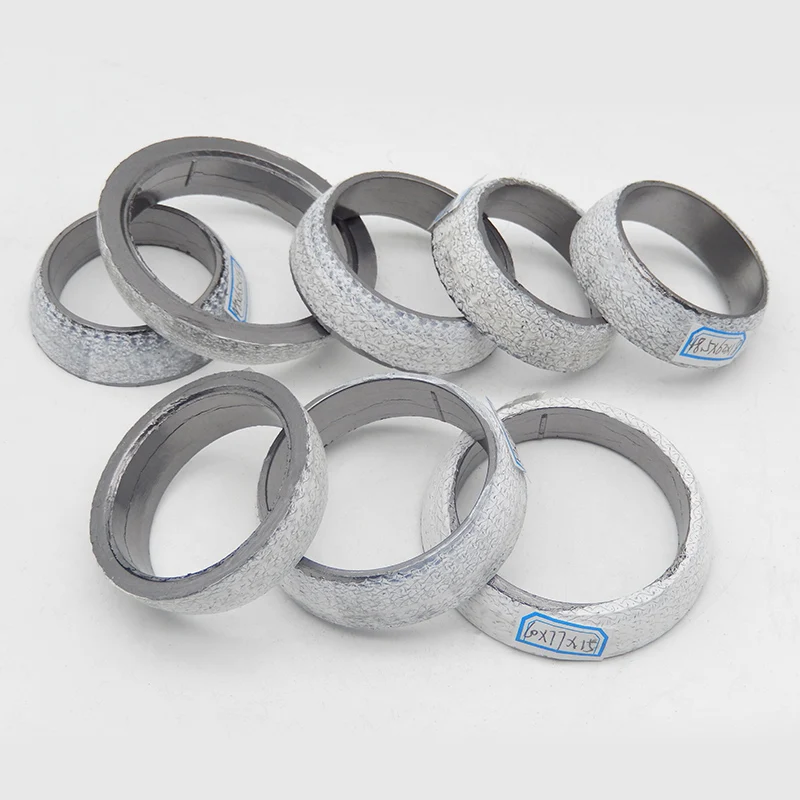 1pc 35mm-75mm Dia Car Muffler Exhaust Pipe Gasket Seal Ring Exhaust Tail Pipe Flange Donut Gasket Muffler Seal Ring