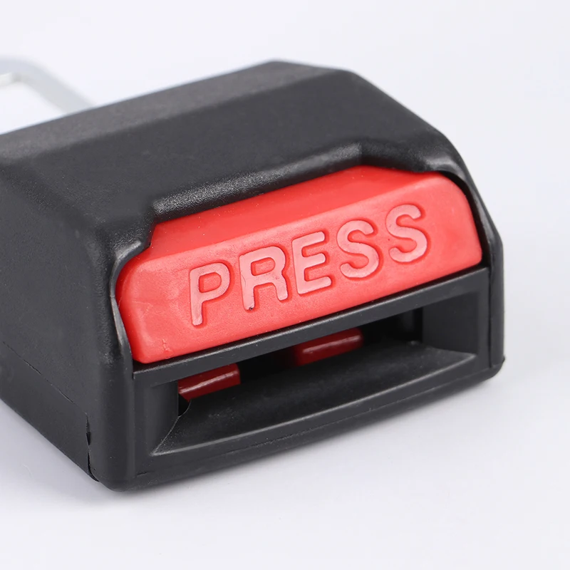 2Pcs Car Seat Belt Clip Extender Safety Seatbelt Lock Buckle Plug Thick Insert Socket Extender Safety Buckle Car Accessories