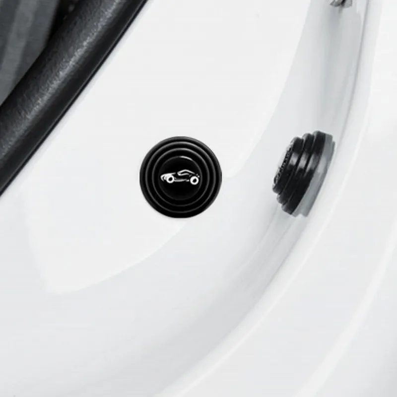 Car Door Anti-Collision Silicone Pads Sound Insulation Gasket Auto Soundproof Shockproof Sealing Rubber Pad Door Edge Sticker