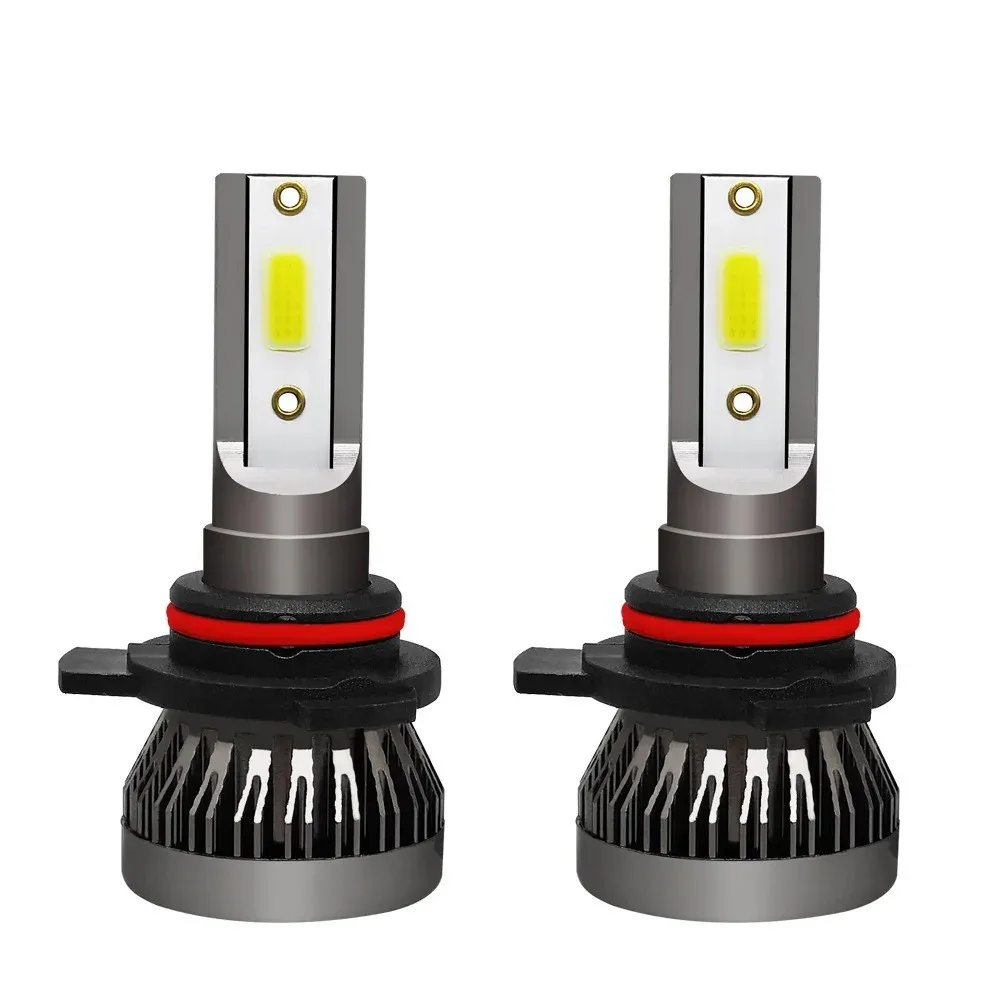 TCYATO 2Pcs Car LED Headlights C1 26000lm 80W COB Chip 3000k/4300k/6000k/8000k Lime H4 H7 H1 9005 H11 LED Lights