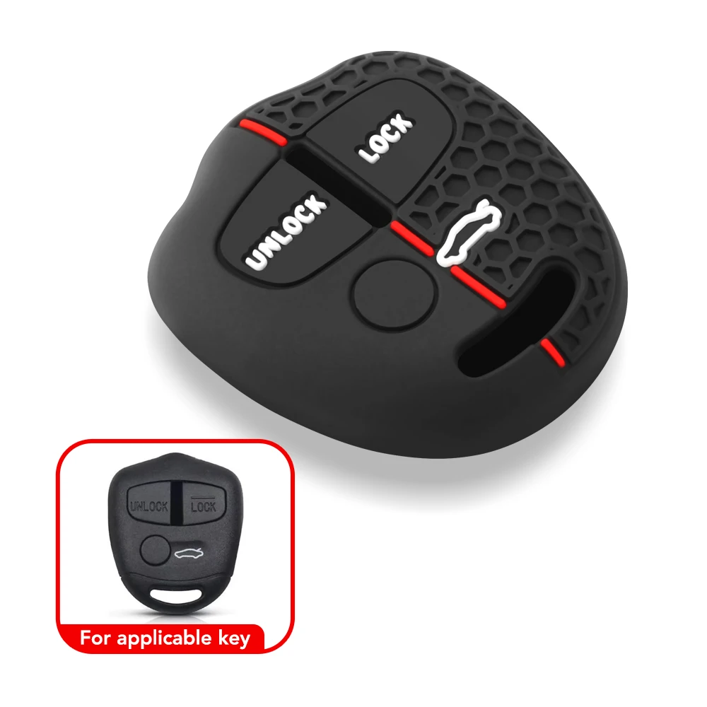 Silicone Car Key Case Protector Holder Fit for MITSUBISHI Triton Pajero Outlander ASX Lancer MIT8 Lama 2008-2012