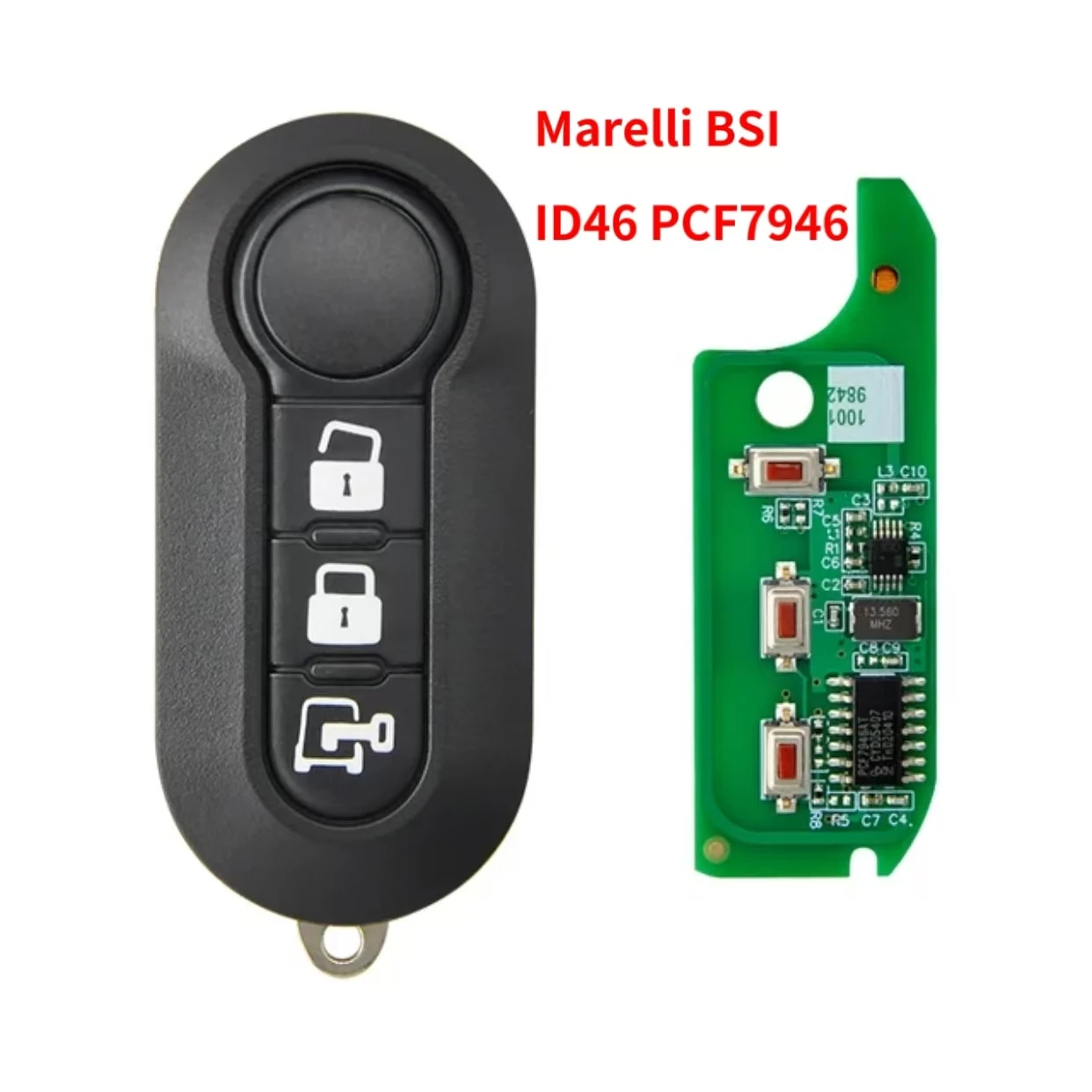 JINGXIN Car Key For Fiat 500L Ducato For Citroen Jumper For Peugeot Boxer 2008-2015 Marelli BSI FCC RX2TRF198 PCF7946 433ASK Key