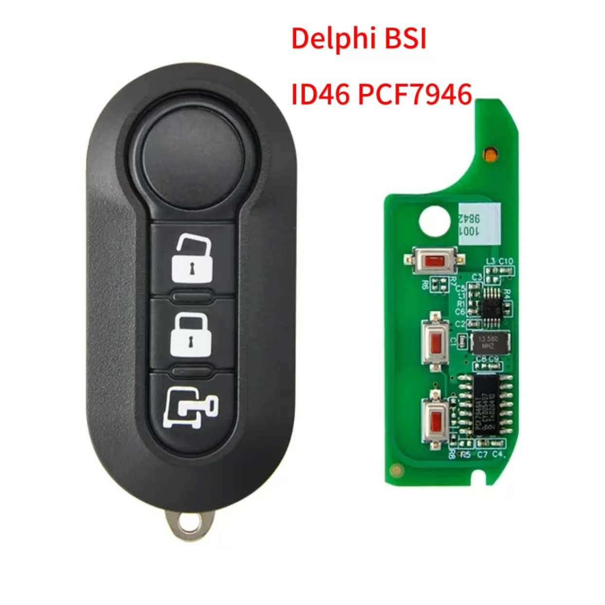 JINGXIN Car Key For Fiat 500L Ducato For Citroen Jumper For Peugeot Boxer 2008-2015 Marelli BSI FCC RX2TRF198 PCF7946 433ASK Key