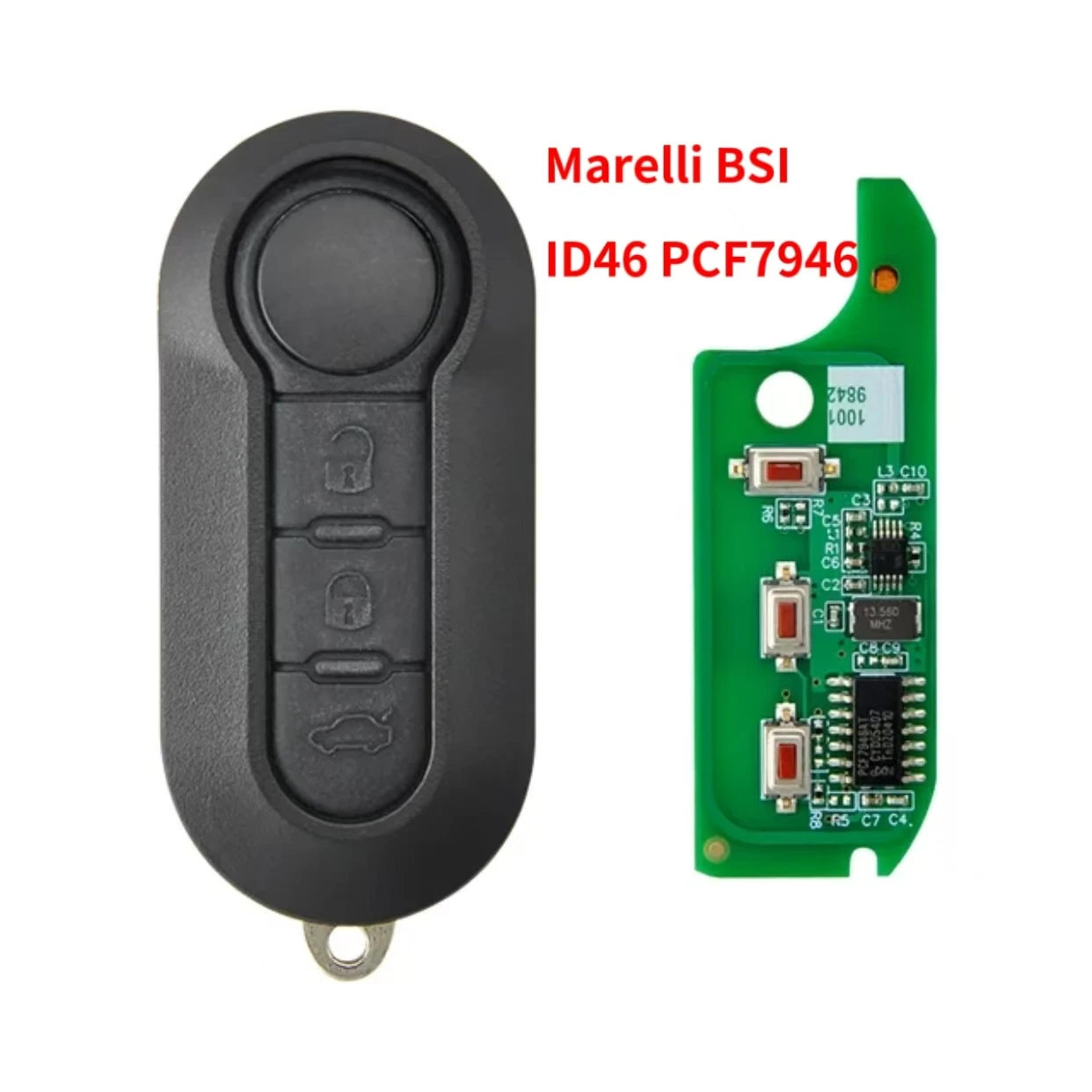 JINGXIN Car Key For Fiat 500L Ducato For Citroen Jumper For Peugeot Boxer 2008-2015 Marelli BSI FCC RX2TRF198 PCF7946 433ASK Key