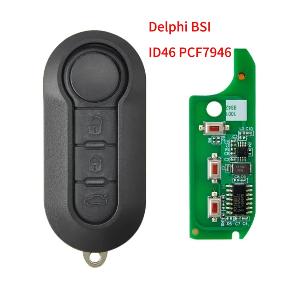 JINGXIN Car Key For Fiat 500L Ducato For Citroen Jumper For Peugeot Boxer 2008-2015 Marelli BSI FCC RX2TRF198 PCF7946 433ASK Key