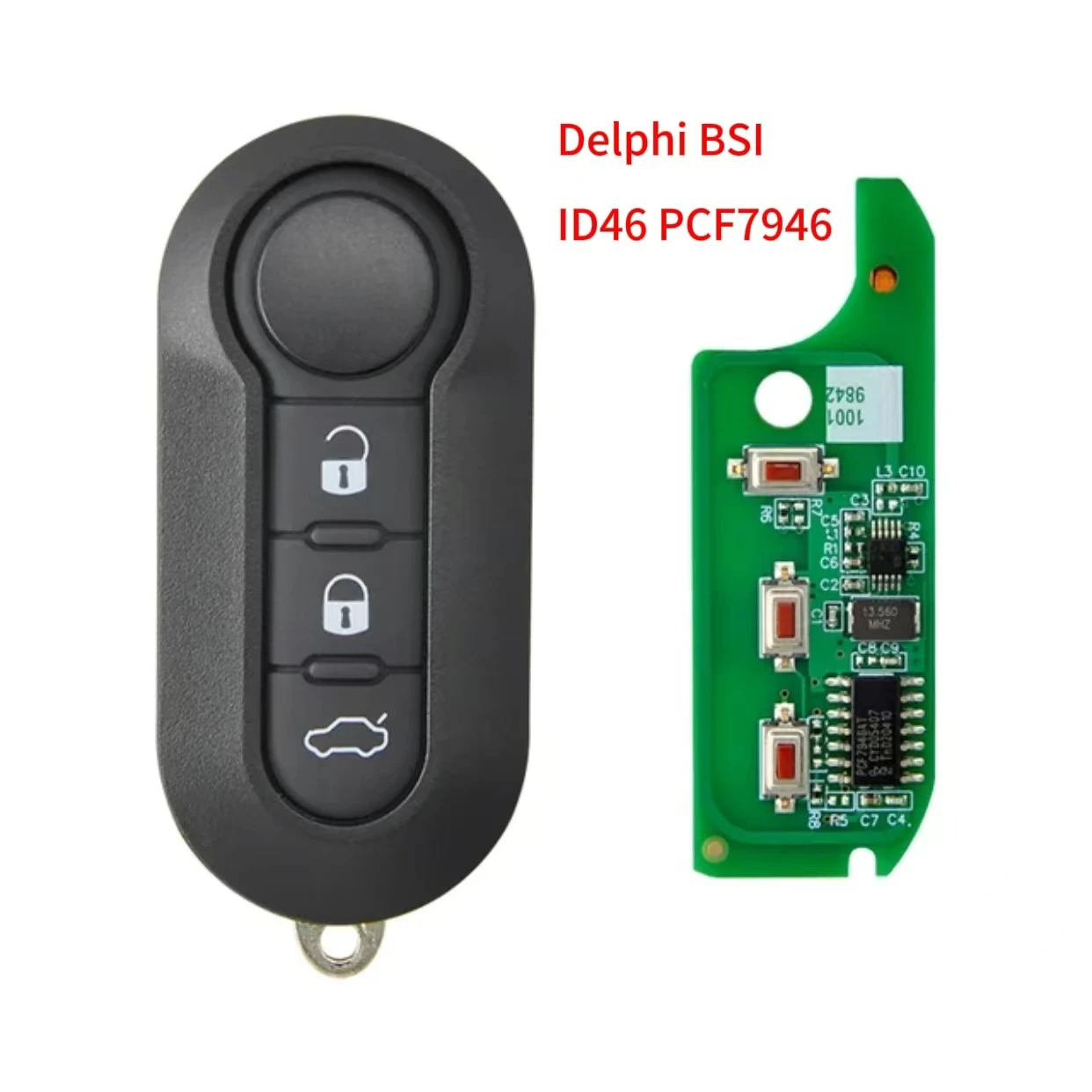 JINGXIN Car Key For Fiat 500L Ducato For Citroen Jumper For Peugeot Boxer 2008-2015 Marelli BSI FCC RX2TRF198 PCF7946 433ASK Key