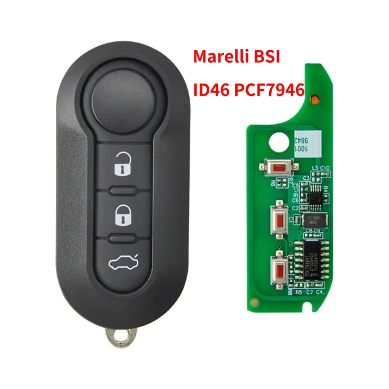 JINGXIN Car Key For Fiat 500L Ducato For Citroen Jumper For Peugeot Boxer 2008-2015 Marelli BSI FCC RX2TRF198 PCF7946 433ASK Key
