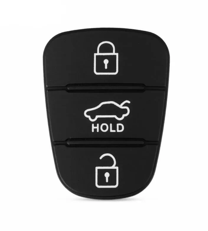 Car Silicone Key 3 Button Case for Hyundai I20 I30 IX35 I35 Solaris RIO Elantra for Kia K5 Verna Picanto Sportage Flip Car Lock
