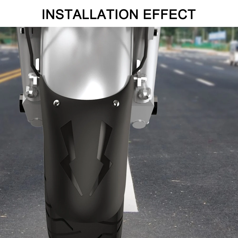 Rear and Front Wheel Extension Fender Motorcycle Accessories Motorcycle Lengthen Front Fender Universal