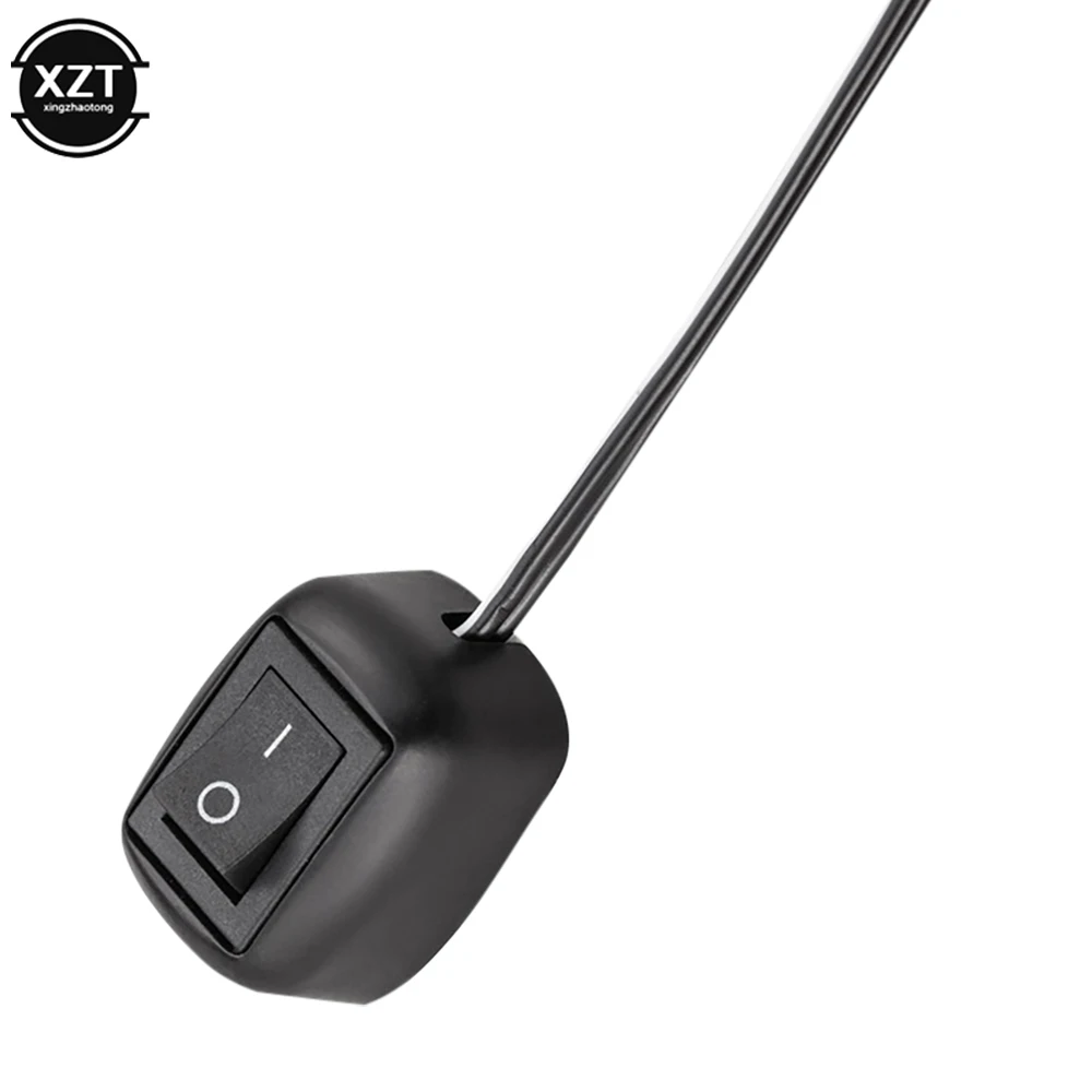 Universal Car Adhesive Switch Mini Button with Cable 60cm/100cm DC 12V 10A Car Modified Switch for Fog Lamp Driver Neon Lamp
