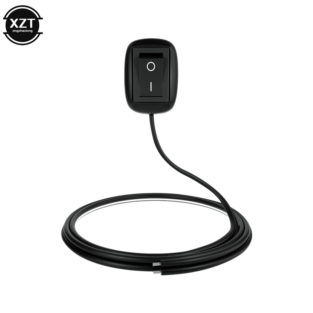 Universal Car Adhesive Switch Mini Button with Cable 60cm/100cm DC 12V 10A Car Modified Switch for Fog Lamp Driver Neon Lamp