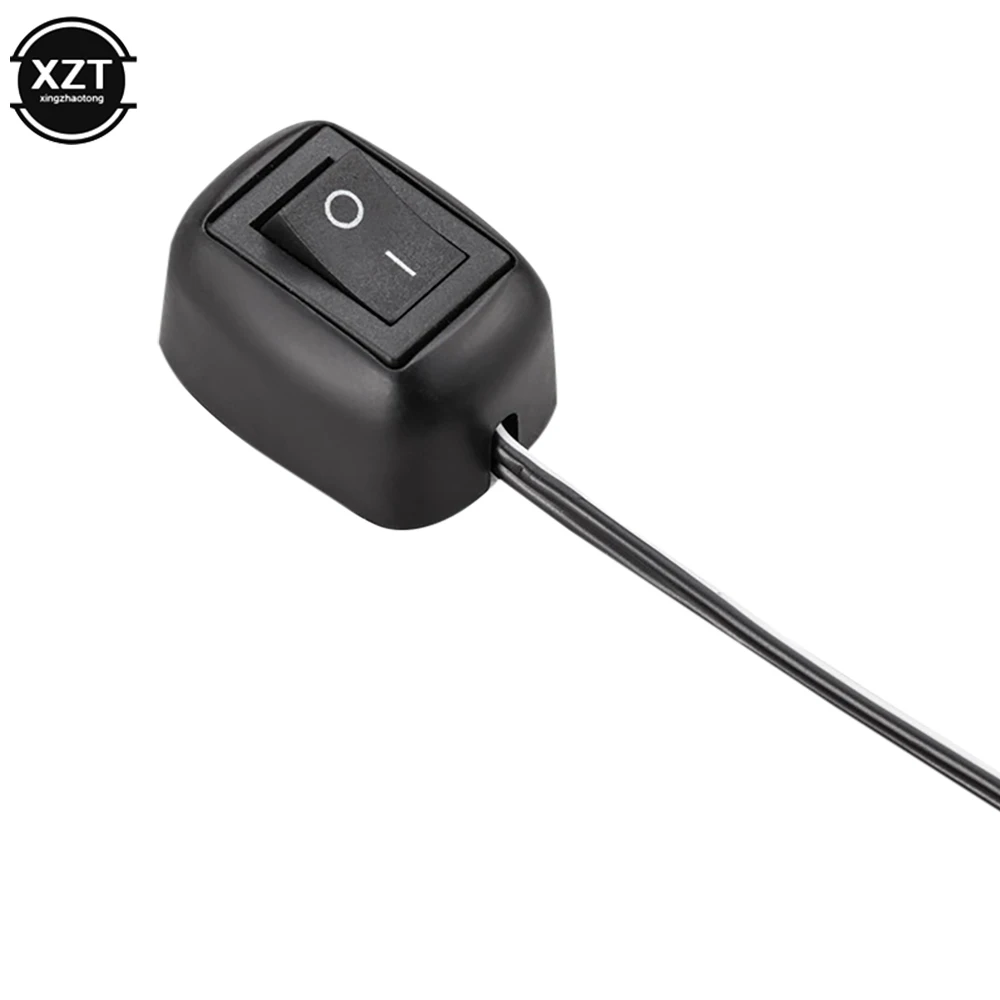 Universal Car Adhesive Switch Mini Button with Cable 60cm/100cm DC 12V 10A Car Modified Switch for Fog Lamp Driver Neon Lamp
