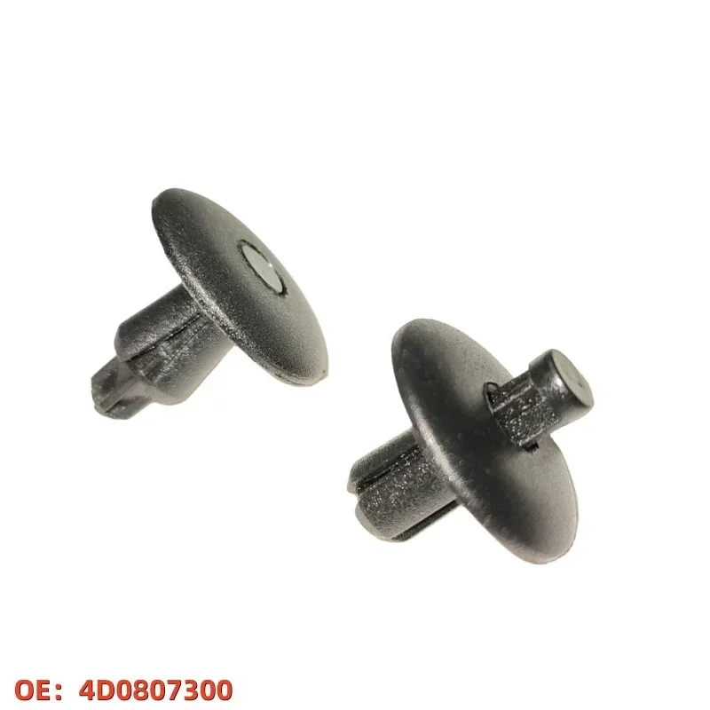 10PCS Car Cover Plate Fixing Clips for Audi A2 A4 A5 A8 Q3 Q5 S4 S5 S8 TT TTS Volkswagen CR7 4D0807300 Body Clips Accessories