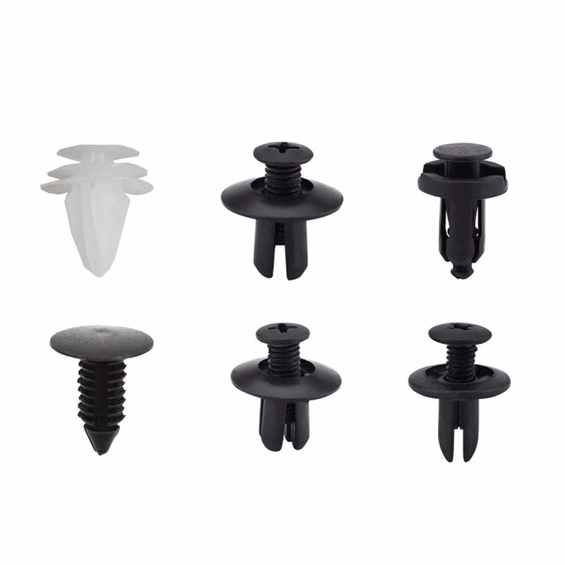 Auto Fastener Clip Kit Fender Rivet Clips Car Body Push Retainer Pin Rivet Bumper Door Trim Panel Retainer Car Clips Bag Packag