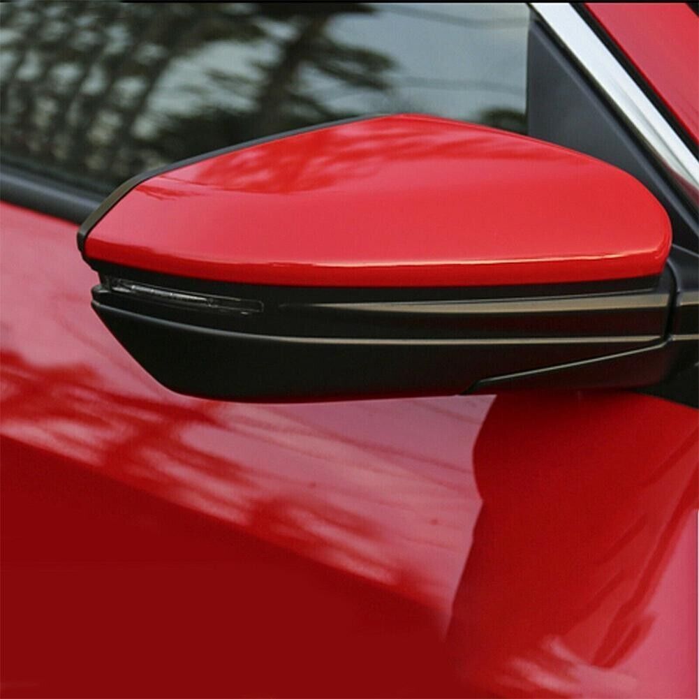 Black/White/Red/Blue/Sliver/Unpainted Side Rearview Mirror Cover Housing For Honda Civic 10th 2016-2021 Car Exterior Accessories