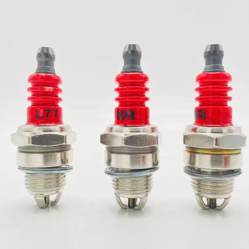 Three-sided Pole Spark Plug L7T 2 Stroke For Chainsaw and Brush Cutter Engine Ignition Electrode Auto Replacement Parts