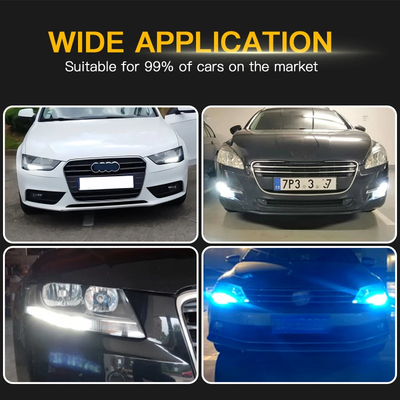 2pcs P13W Canbus No Error For 2008-2012 Audi A4 B8 NonFL LED Bulbs Daytime Running Light DRL Lamp White SH24W Car Accessories