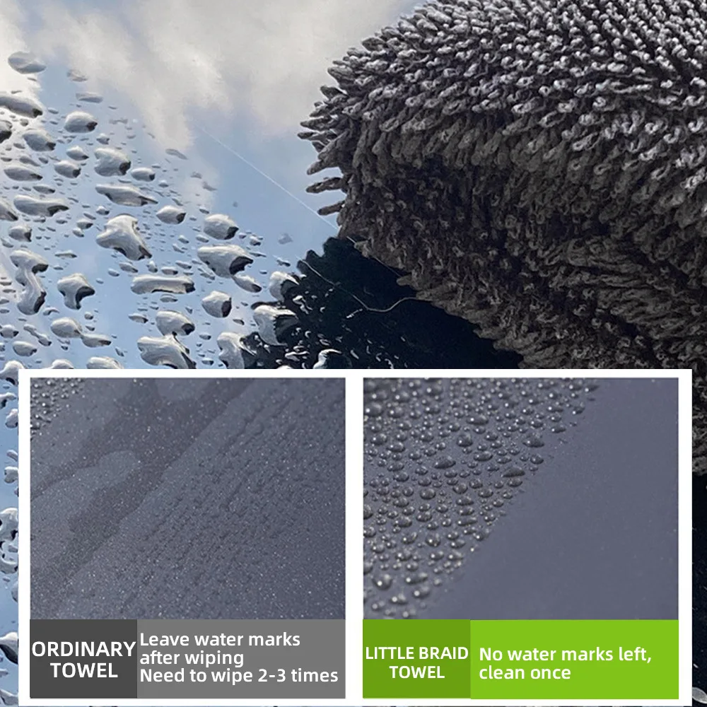 40*60/40cm Car Wash Towel 600GSM Microfiber Double-Sided Ultra Absorbent Car Wash Cloth Cleaning Drying Towel Washing Accessorie