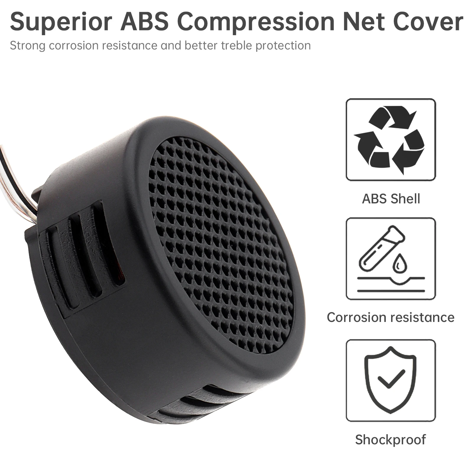 4pcs 500W High Efficiency Mini Dome Tweeter High Frequency Car Audio System Speakers