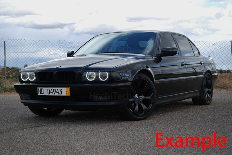 60mm 72mm 80mm 85mm 90mm 95mm 126mm 140mm 131mm 146mm 158mm White Circle Light Cotton Angel Eyes Kit for BMW E46 E36 E38 E39 E90