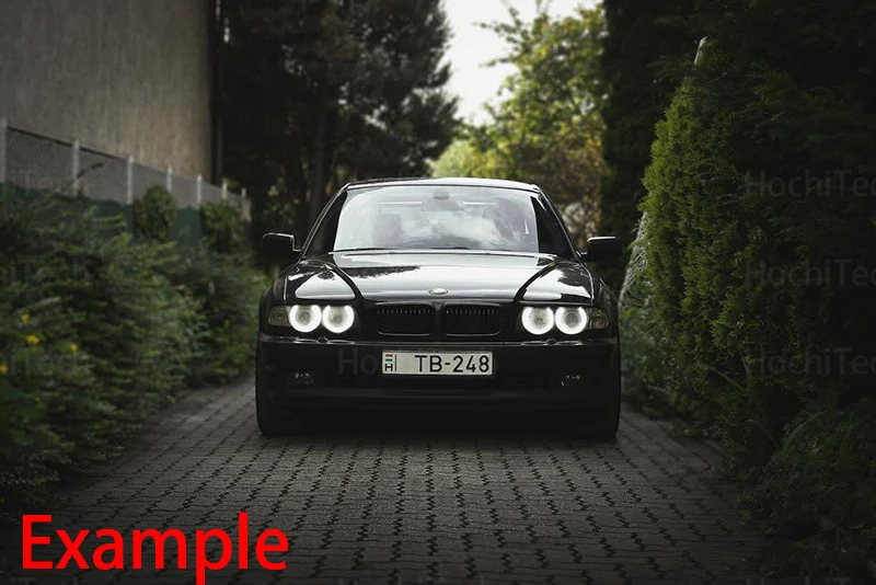 60mm 72mm 80mm 85mm 90mm 95mm 126mm 140mm 131mm 146mm 158mm White Circle Light Cotton Angel Eyes Kit for BMW E46 E36 E38 E39 E90