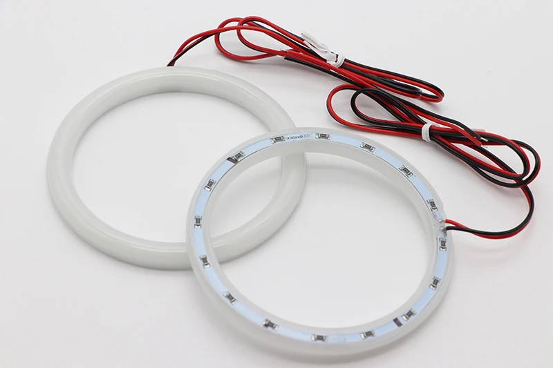 60mm 72mm 80mm 85mm 90mm 95mm 126mm 140mm 131mm 146mm 158mm White Circle Light Cotton Angel Eyes Kit for BMW E46 E36 E38 E39 E90