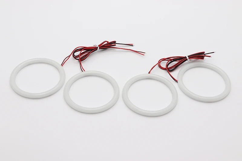 60mm 72mm 80mm 85mm 90mm 95mm 126mm 140mm 131mm 146mm 158mm White Circle Light Cotton Angel Eyes Kit for BMW E46 E36 E38 E39 E90