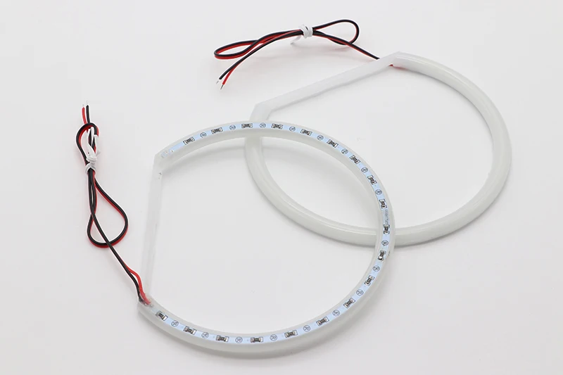 60mm 72mm 80mm 85mm 90mm 95mm 126mm 140mm 131mm 146mm 158mm White Circle Light Cotton Angel Eyes Kit for BMW E46 E36 E38 E39 E90