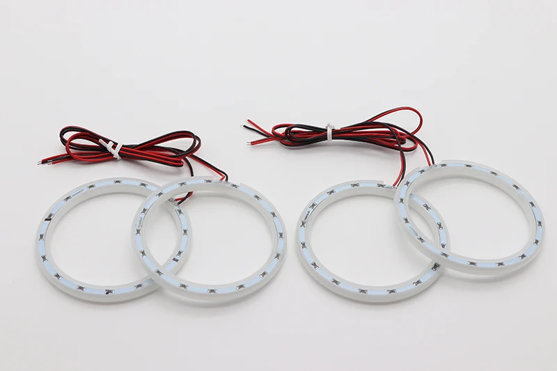 60mm 72mm 80mm 85mm 90mm 95mm 126mm 140mm 131mm 146mm 158mm White Circle Light Cotton Angel Eyes Kit for BMW E46 E36 E38 E39 E90